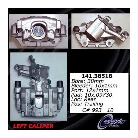 Centric Posi Quiet Loaded Caliper , Posi Quiet 142.38517